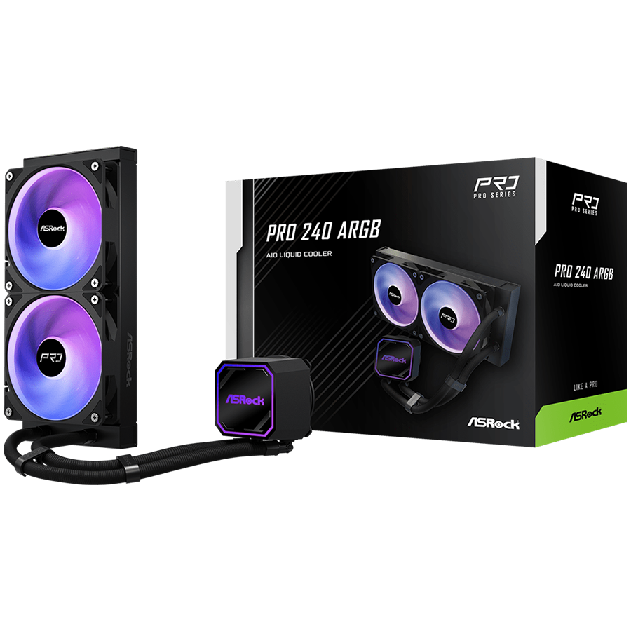 Asrock Охладител (PRO 240 ARGB)