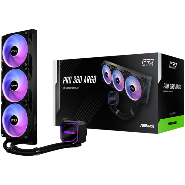 Asrock Охладител (PRO 360 ARGB)