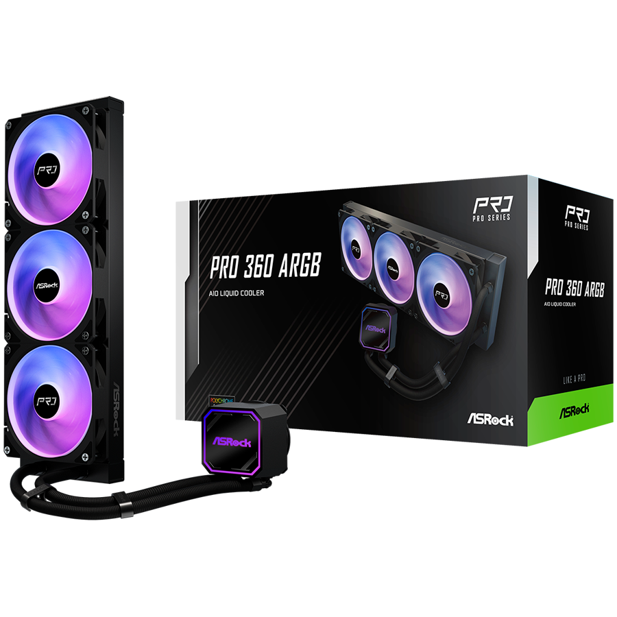 Asrock Охладител (PRO 360 ARGB)