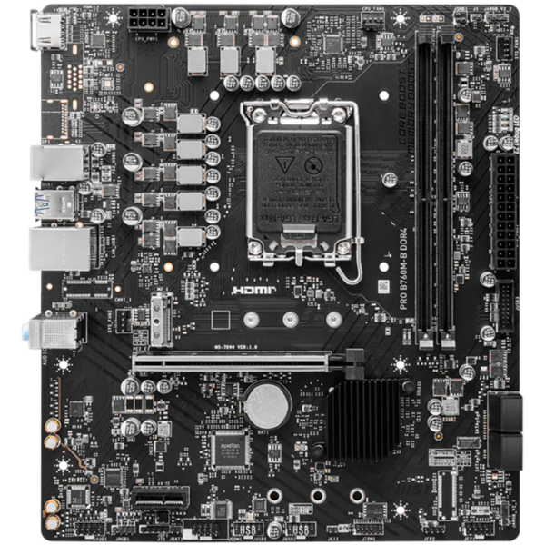 Msi Дънна платка настолна (PRO_B760M-B_DDR4)