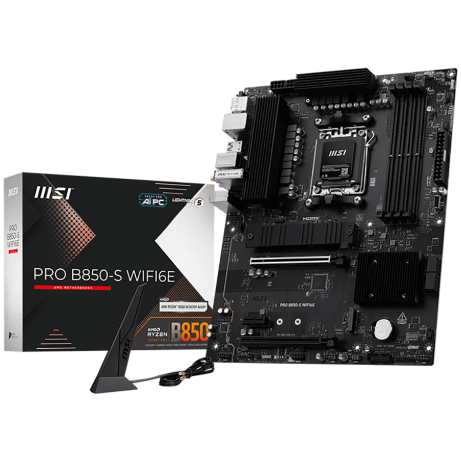 Msi Дънна платка настолна (PRO_B850-S_WIFI6E)