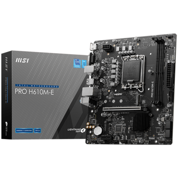 Msi Дънна платка настолна (PRO_H610M-E)