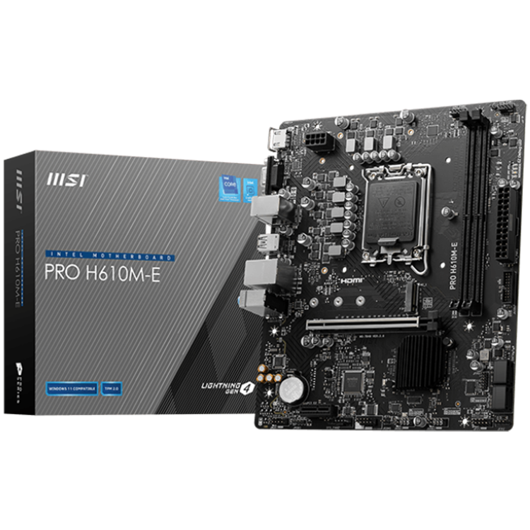 Msi Дънна платка настолна (PRO_H610M-E)