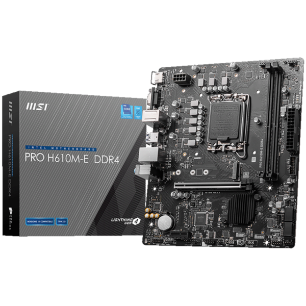 Msi Дънна платка настолна (PRO_H610M-E_DDR4)