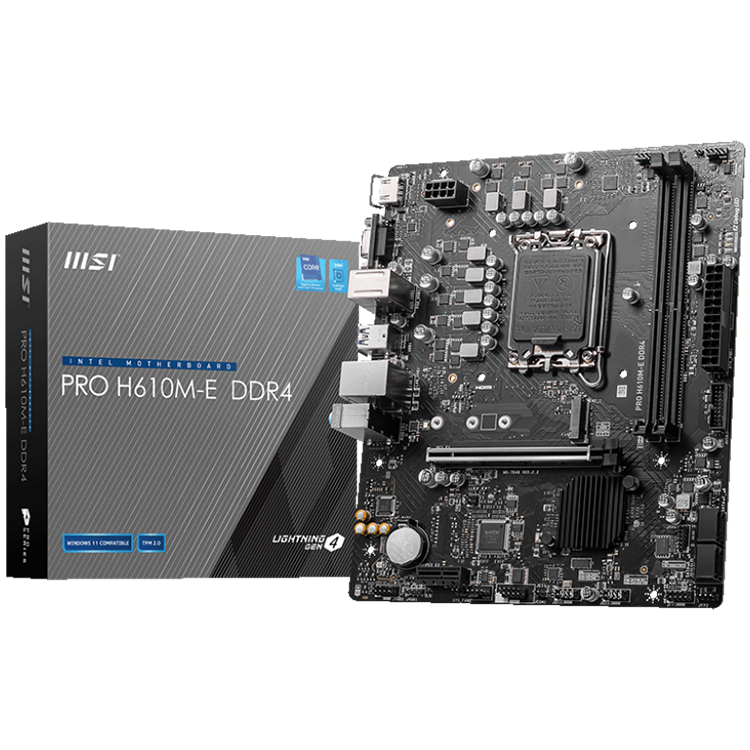 Msi Дънна платка настолна (PRO_H610M-E_DDR4)