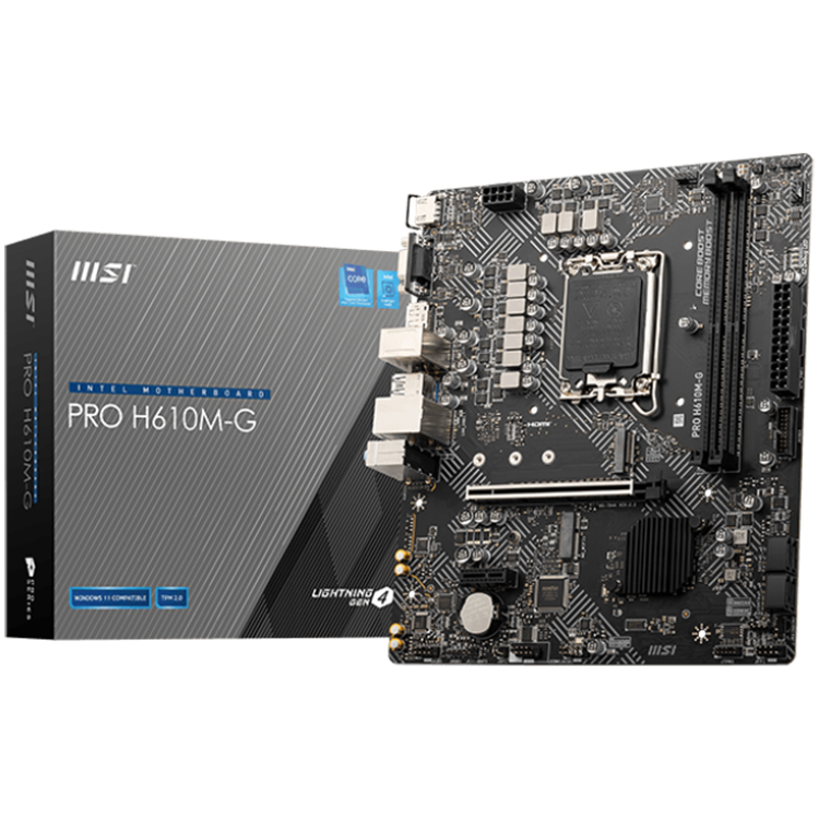 Msi Дънна платка настолна (PRO_H610M-G)