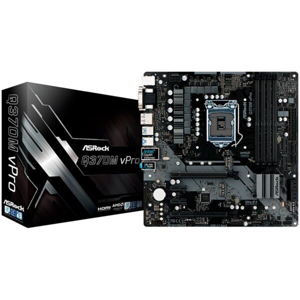 Asrock Дънна платка настолна (Q370M_VPRO)