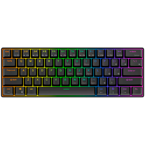Royal Kludge Гейминг клавиатура (RK-61-BLK-REDSW-US)