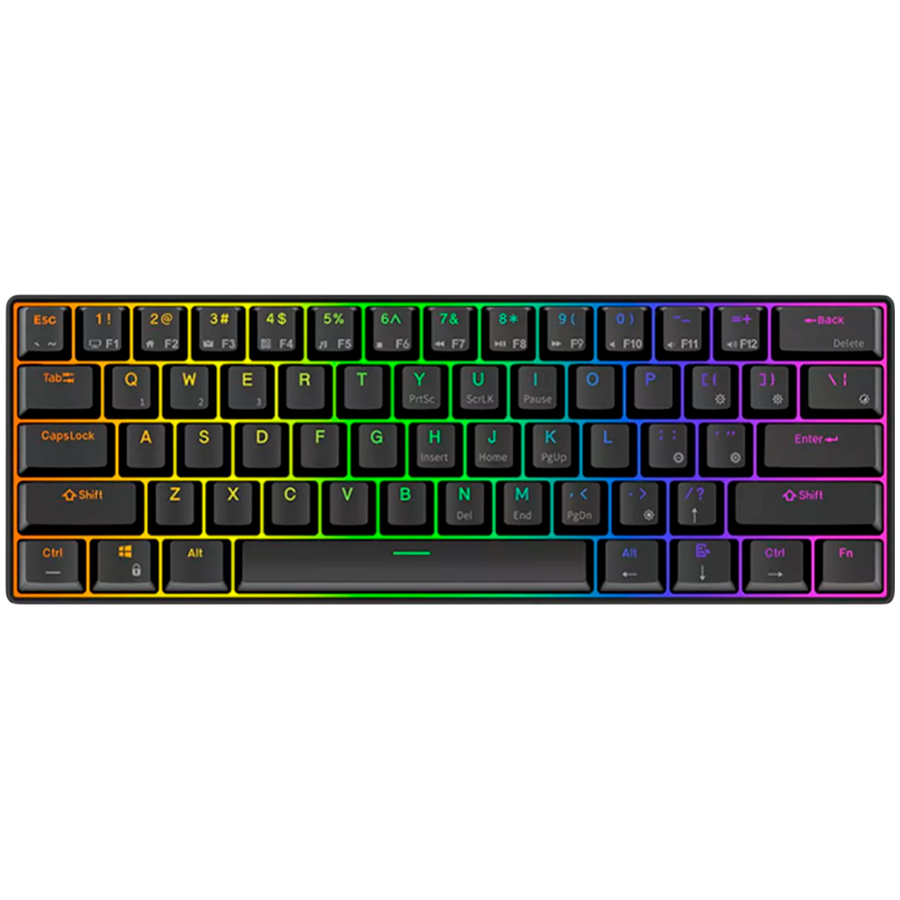 Royal Kludge Гейминг клавиатура (RK-61-BLK-REDSW-US)