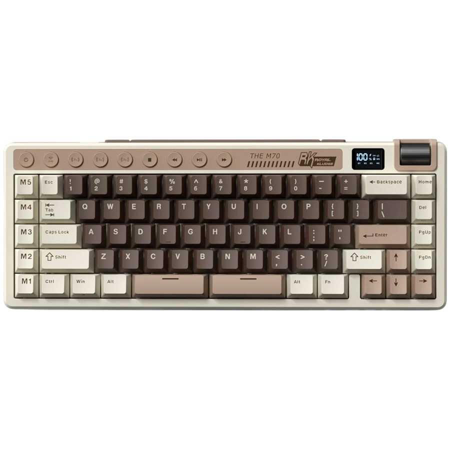 Royal Kludge Гейминг клавиатура (RK-M70-MCHAGY-CRMSW-US)