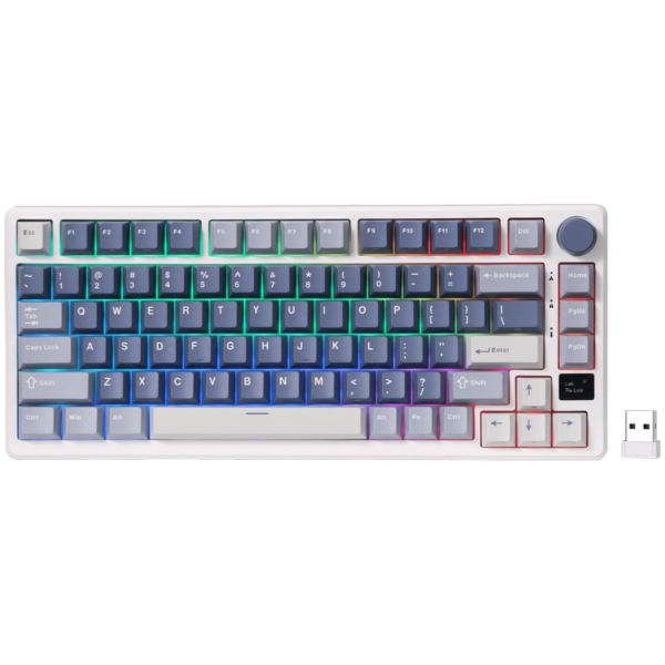 Royal Kludge Гейминг клавиатура (RK-M75-OCBLU-KSLVSW-US)