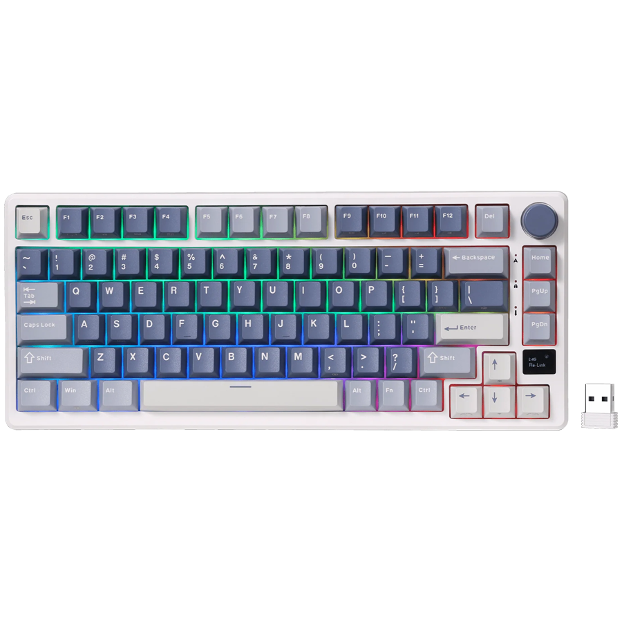Royal Kludge Гейминг клавиатура (RK-M75-OCBLU-KSLVSW-US)