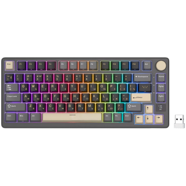 Royal Kludge Гейминг клавиатура (RK-M75-PHNTM-KSLVSW-US)