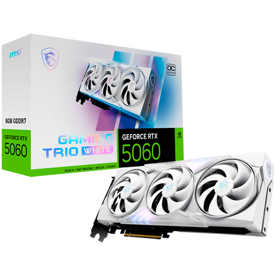 Msi Видео Карта (RTX_5060_8G_GAMING_TRIO_OC_WHITE)