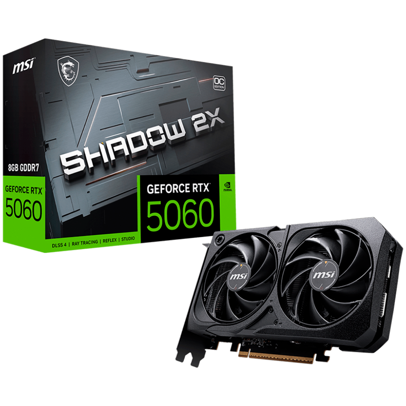 Msi Видео Карта (RTX_5060_8G_SHADOW_2X_OC)