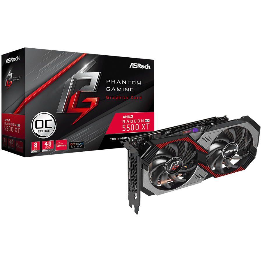 Asrock Видео Карта (RX5500XT PGD 8GO)