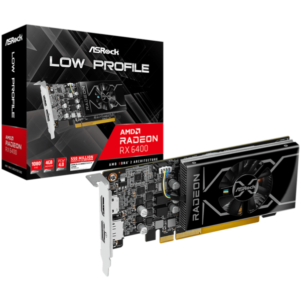 Asrock Видео Карта (RX6400 LP 4G)