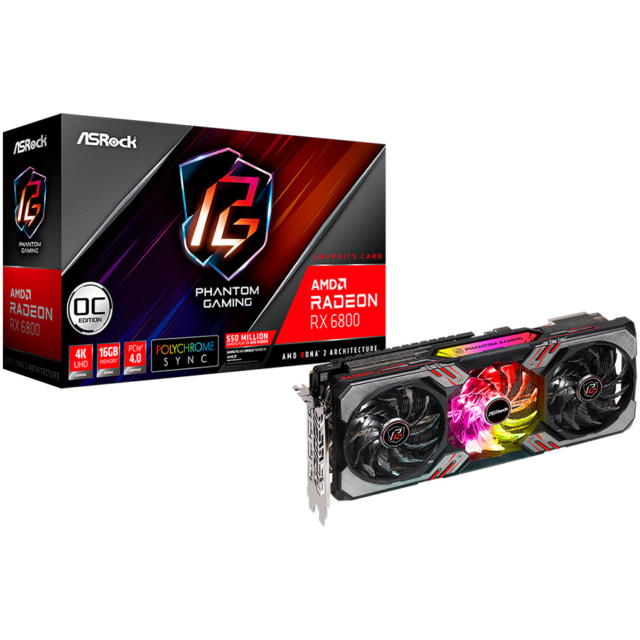 Asrock Видео Карта (RX6800 PGD 16GO)
